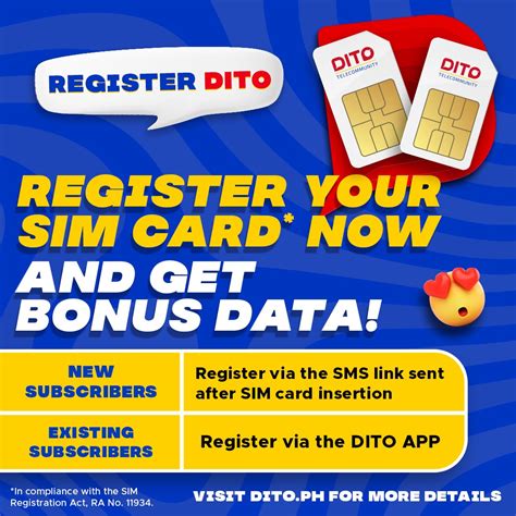 simreg dito.